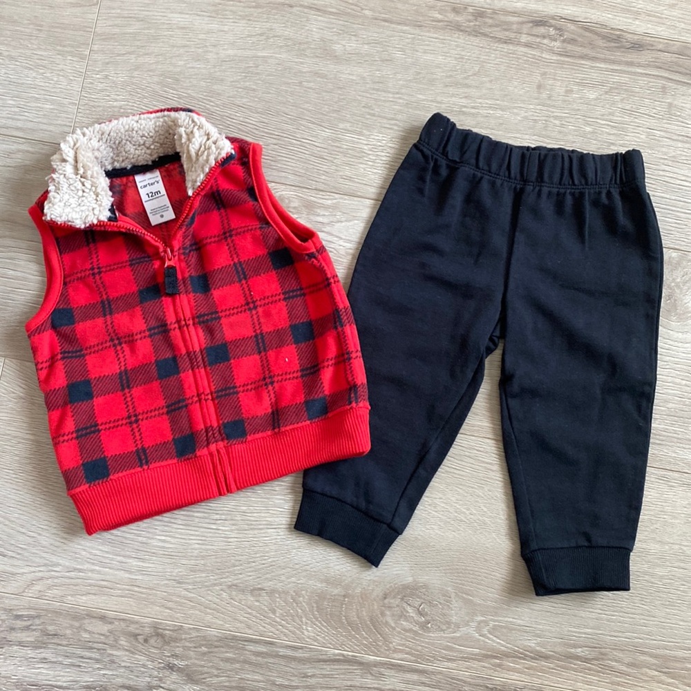 Carter’s vest and pants